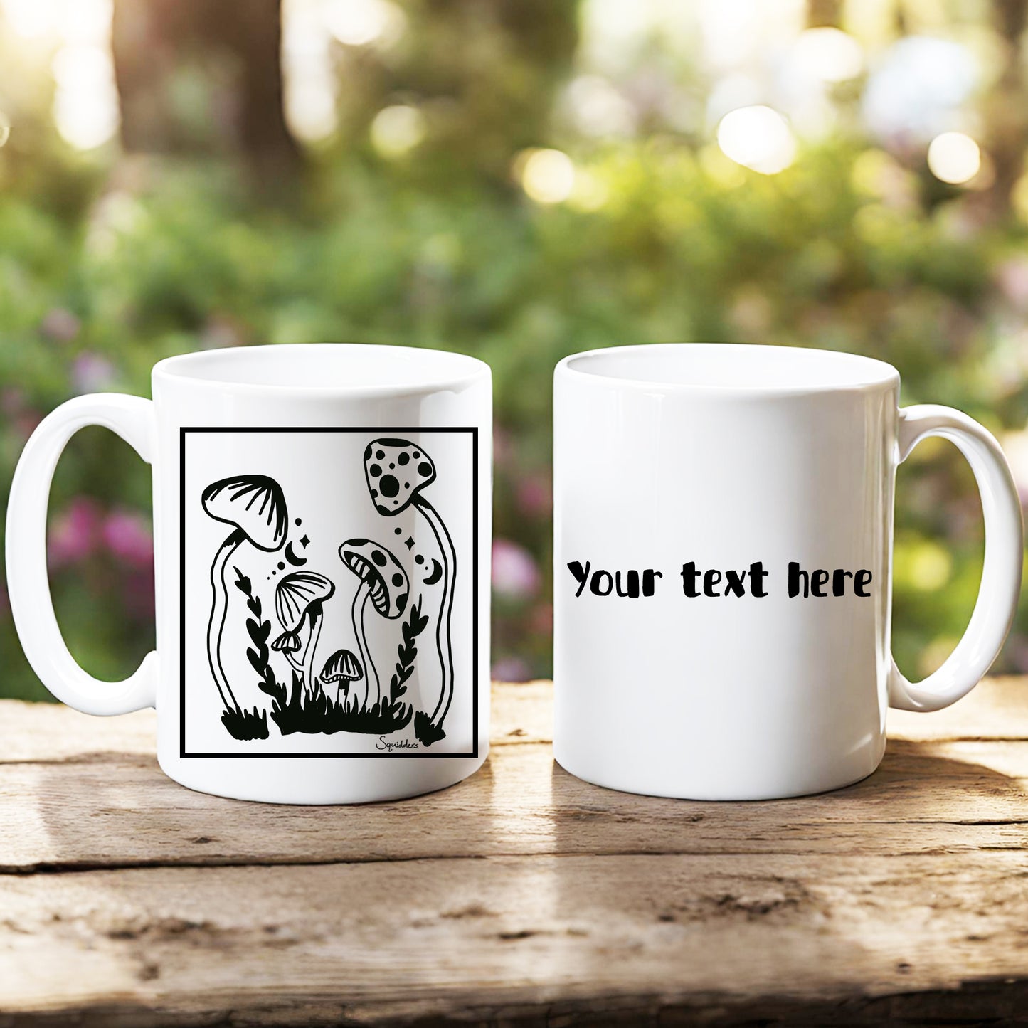 Mug "Un père est quelqu'un que vous admirez, quelle que soit votre taille" (personnalisé)