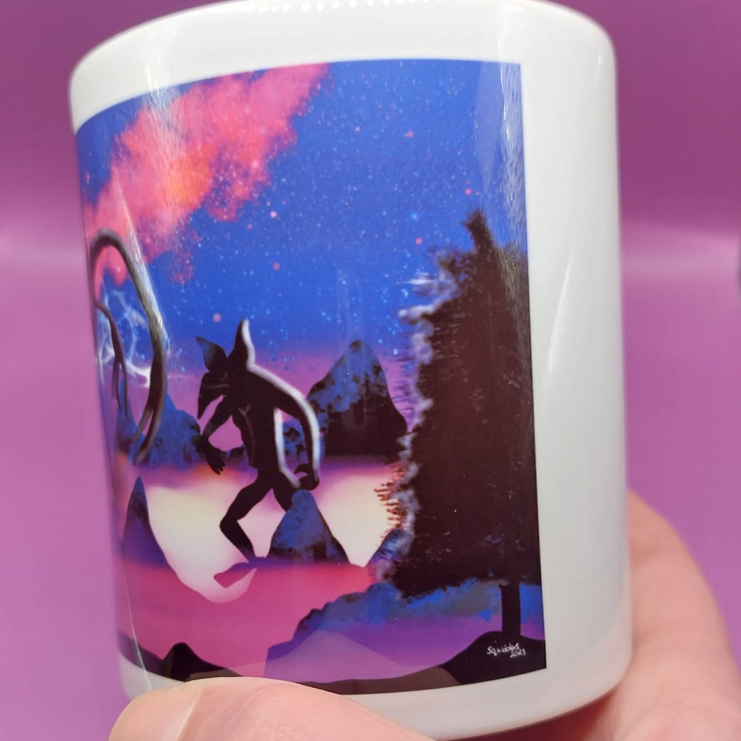 Fan Art Demogorgon & Mind Flayer Personalised Mug