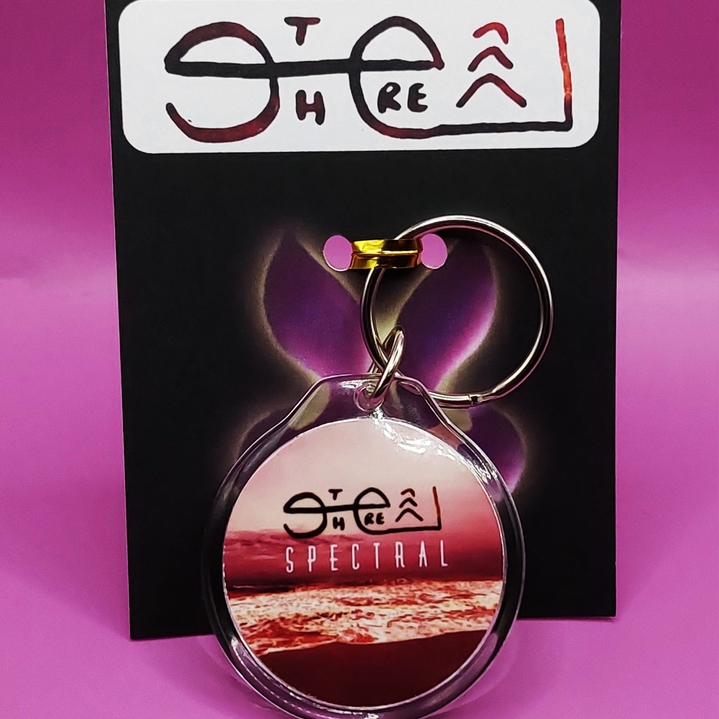 Ethereal UK Double Sided Acylic Keyring