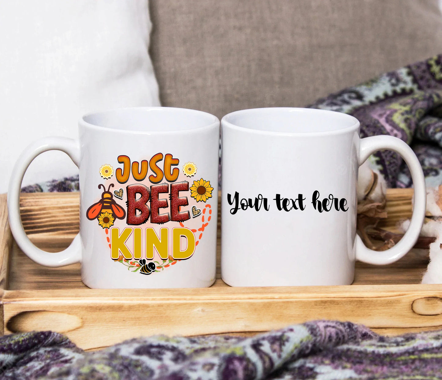 Inspiring Bee Quote Design ~ Choose Your Design ~ Personalised SquidPot