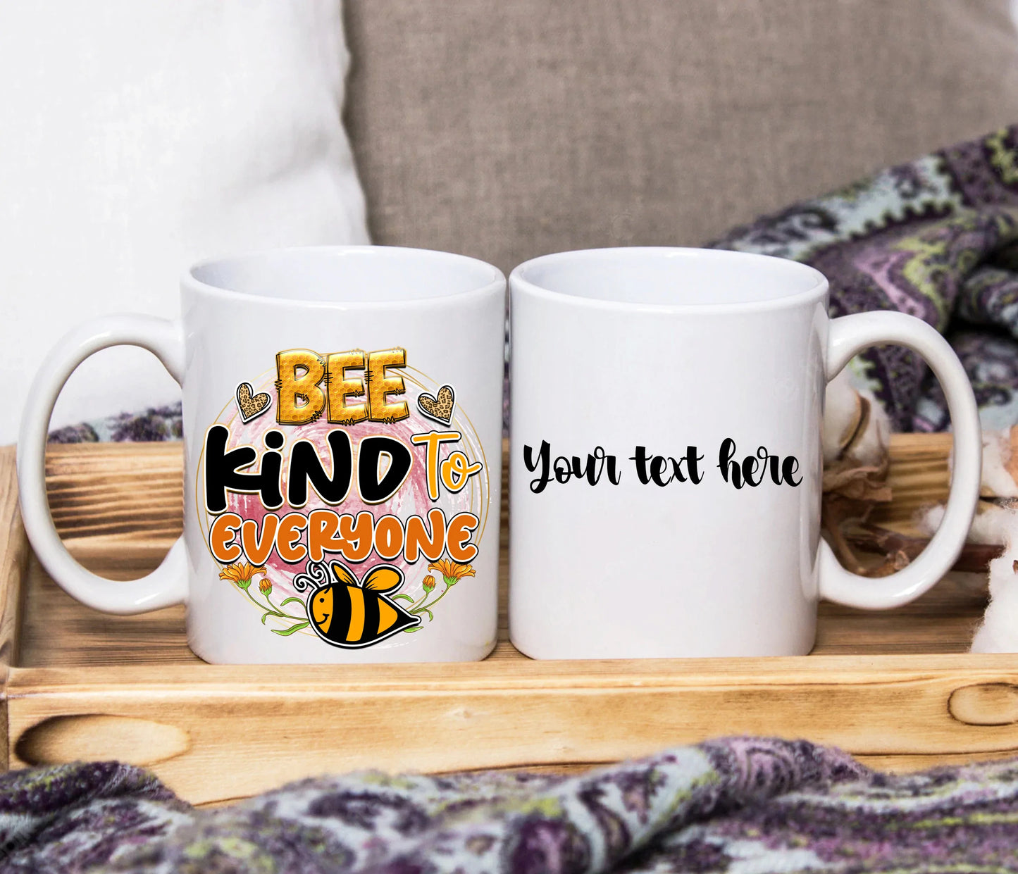 Inspiring Bee Quote Design ~ Choose Your Design ~ Personalised SquidPot