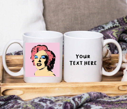 Marilyn Monroe Pop Art Mug (Personalised) - SquidPot