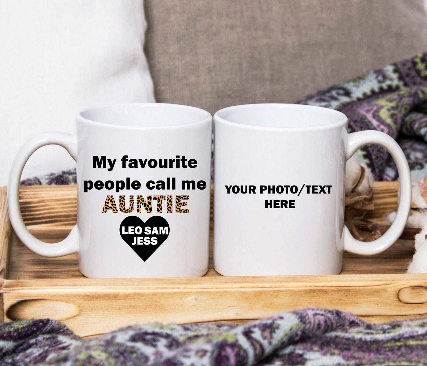 My Favourite People Call Me AUNTIE Mug (Personalised) - SquidPot