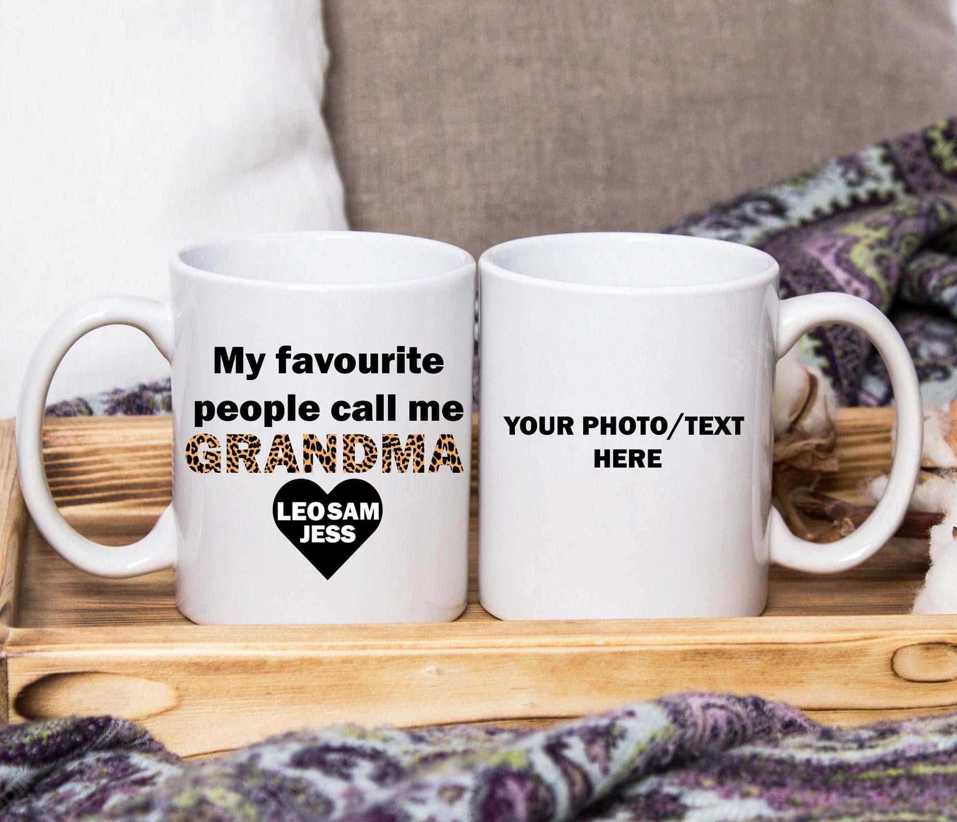 My Favourite People Call Me GRANDMA Mug (Personalised) - SquidPot