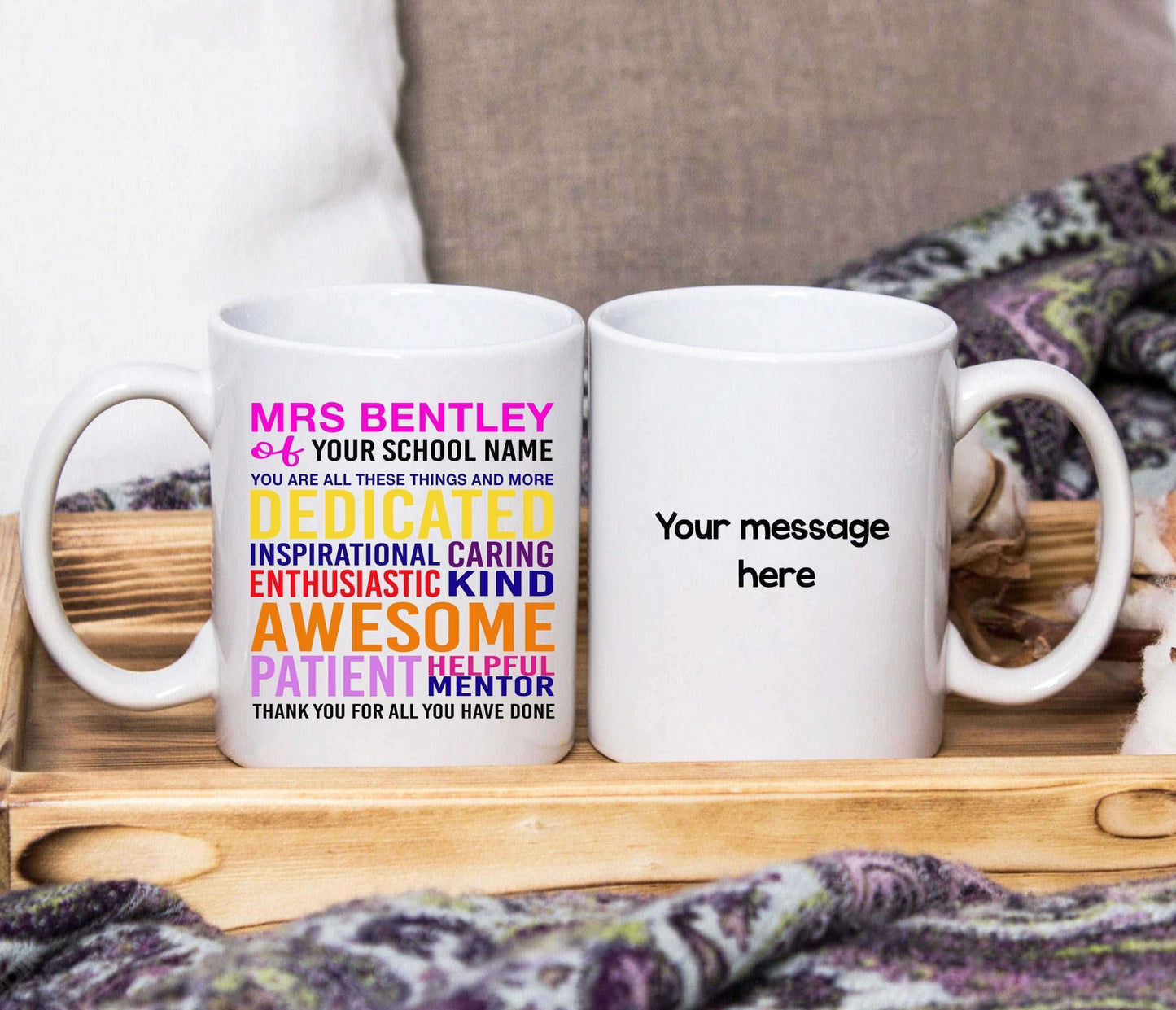 Teachers Appreciation Mug (Personalised) - SquidPot