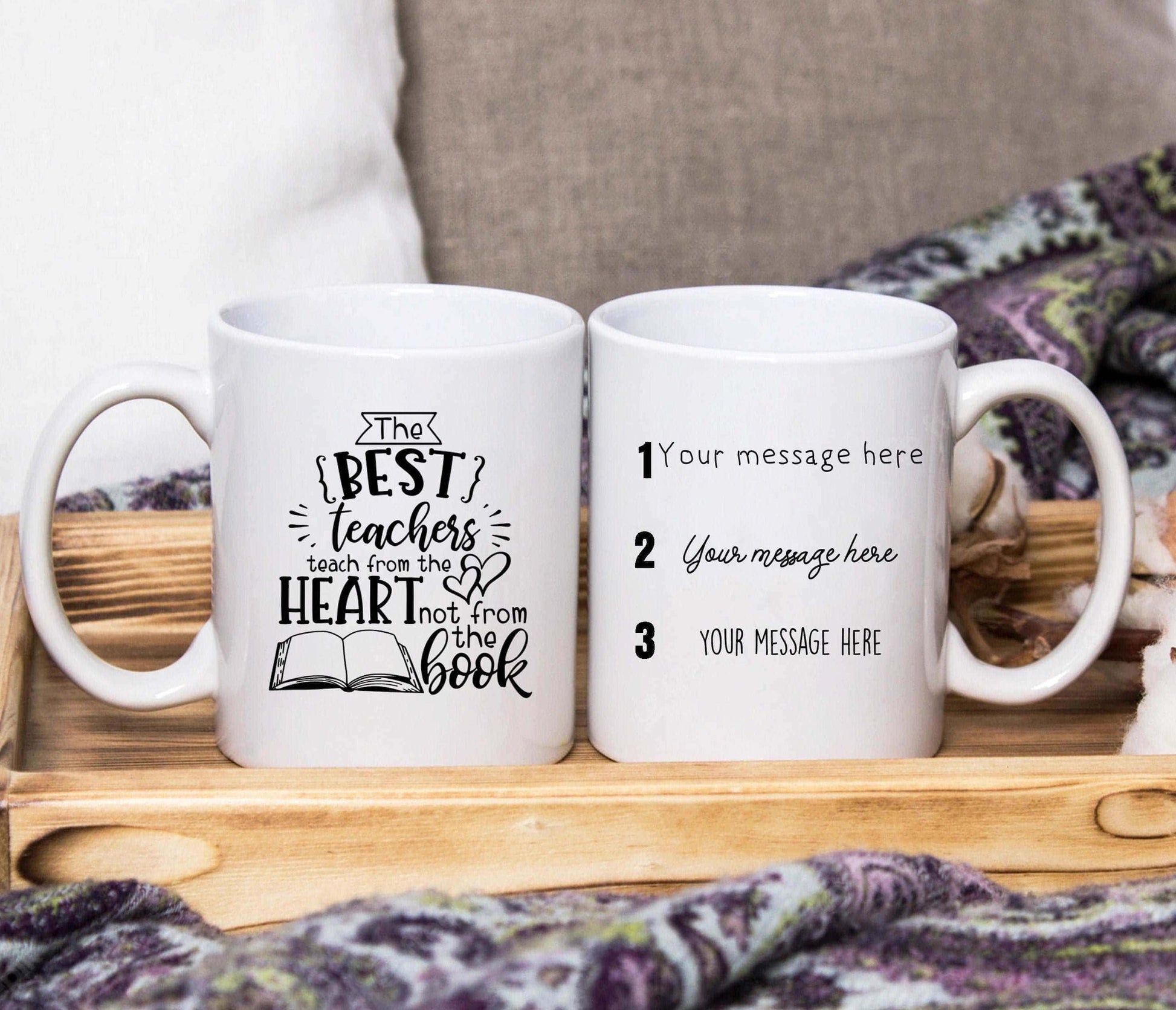 The Best Teachers Teach From The Heart (Personalised) - SquidPot