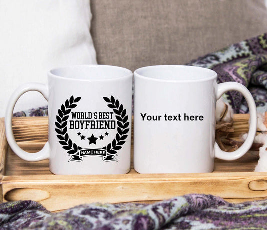 World's Best Boyfriend *NAME* Mug (Personalised) - SquidPot