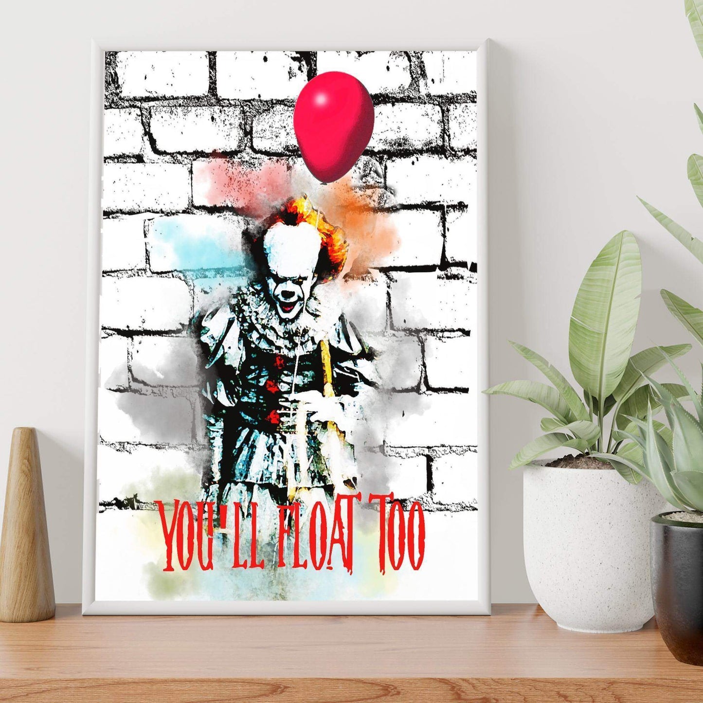 Pennywise IT You'll Float Too A4 Print - SquidPot